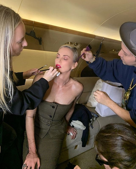 Charlize Theron, Pre-Golden Globes 2020
